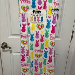 Colorful Peeps Easter Blanket Soft